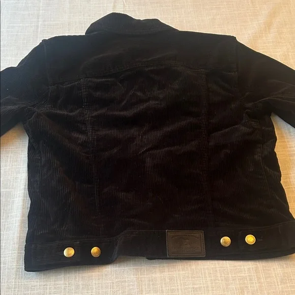 Ralph Lauren Black Corduroy Jacket with Gold Buttons - Picture 7 of 7
